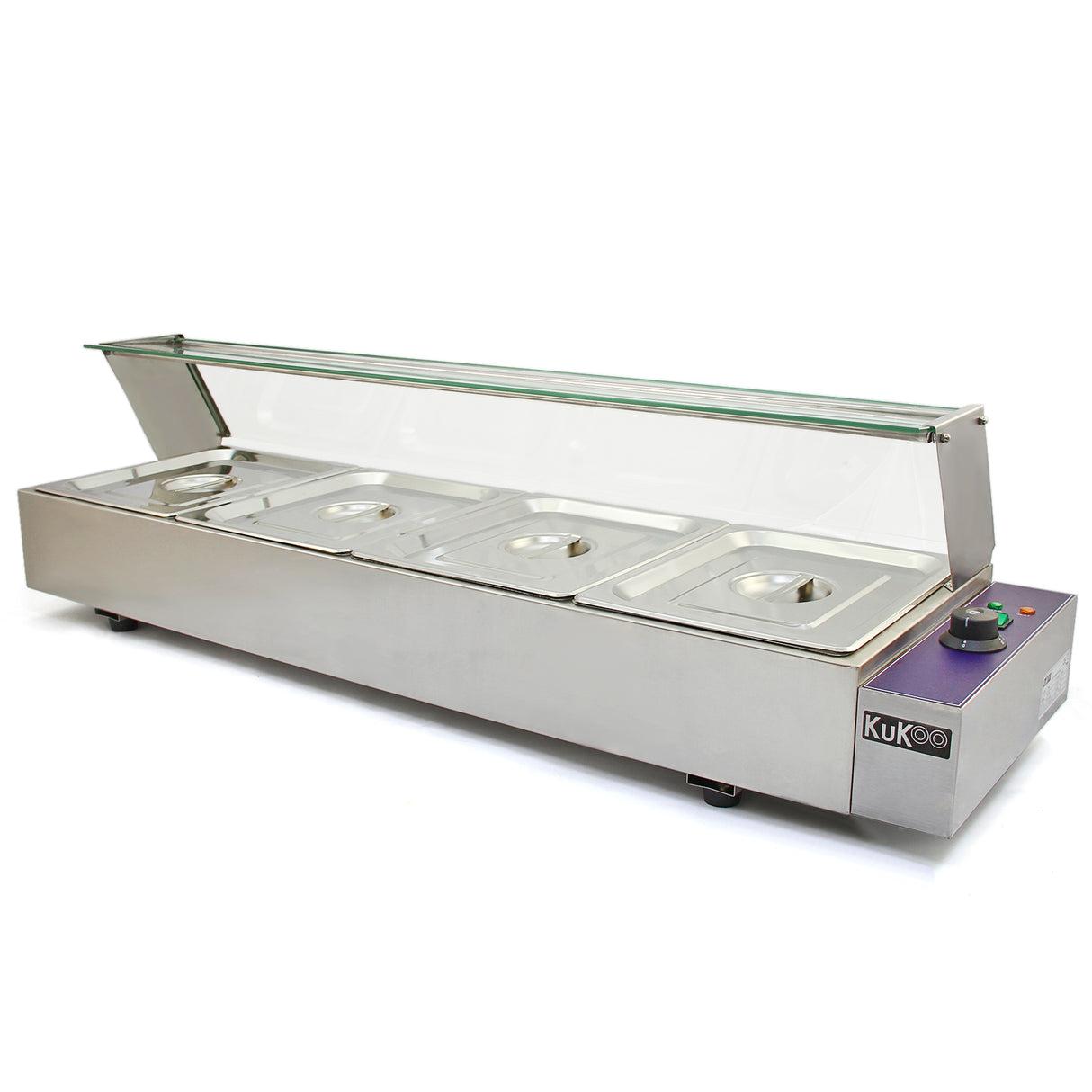 KuKoo 4 Pan Wet Well Bain Marie - Used - Very Good
