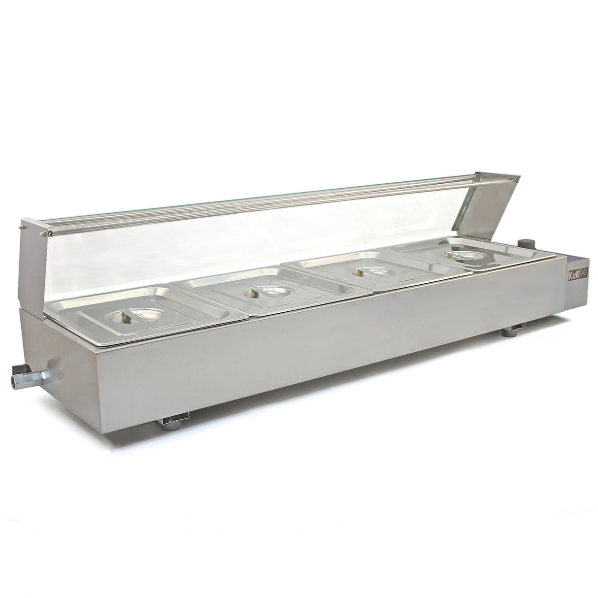 KuKoo 4 Pan Wet Well Bain Marie - Used - Acceptable