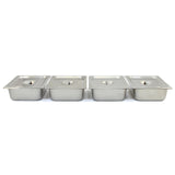 KuKoo 4 Pan Wet Well Bain Marie - Used - Acceptable