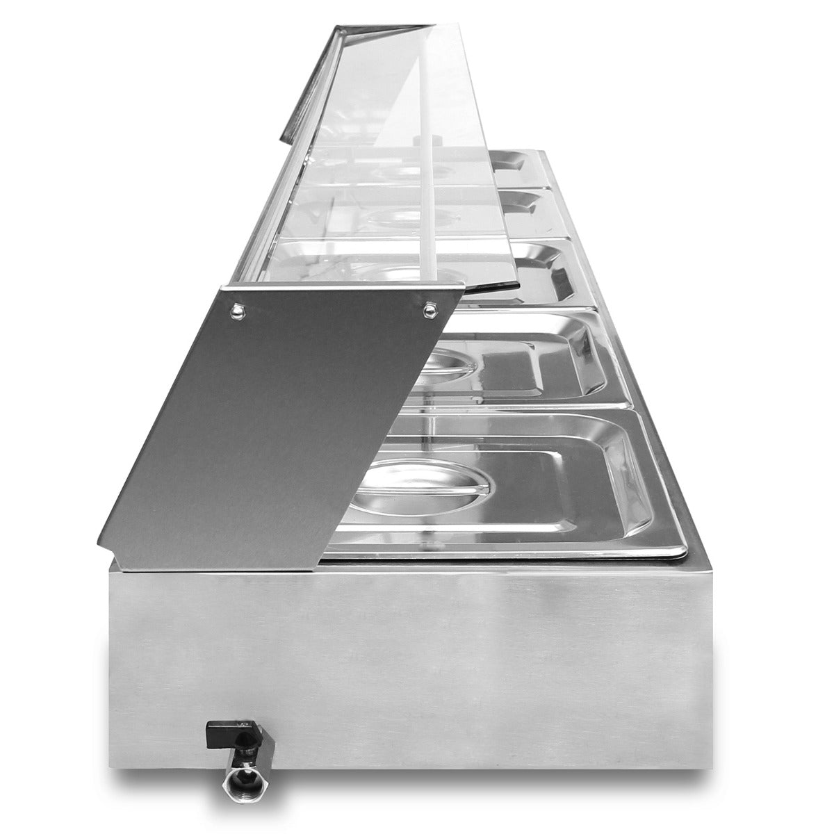 KuKoo 5 Pan Wet Well Bain Marie - Used - Acceptable