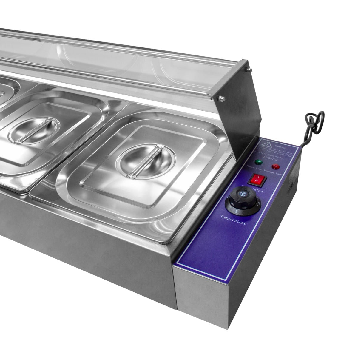 KuKoo 5 Pan Wet Well Bain Marie - Used - Acceptable
