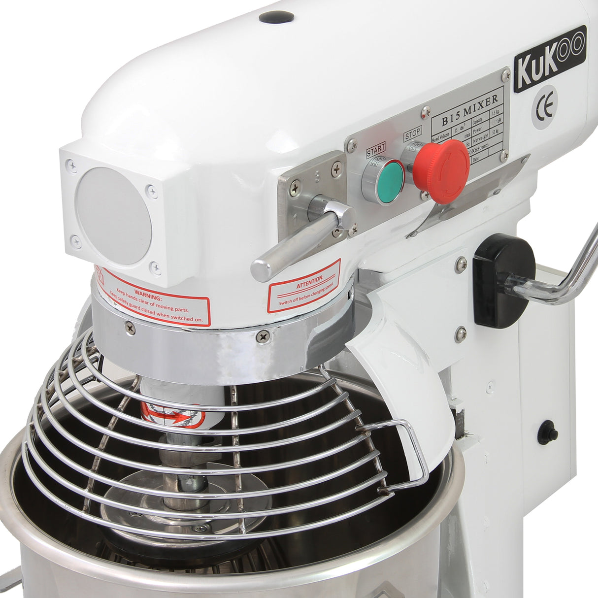 Commercial Planetary Food Mixer / Spiral Mixer - 15L - Used - Acceptable