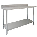 Commercial Stainless Steel Catering Table - 5ft Wide - Used - Acceptable