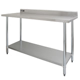 Commercial Stainless Steel Catering Table - 5ft Wide - Used - Acceptable
