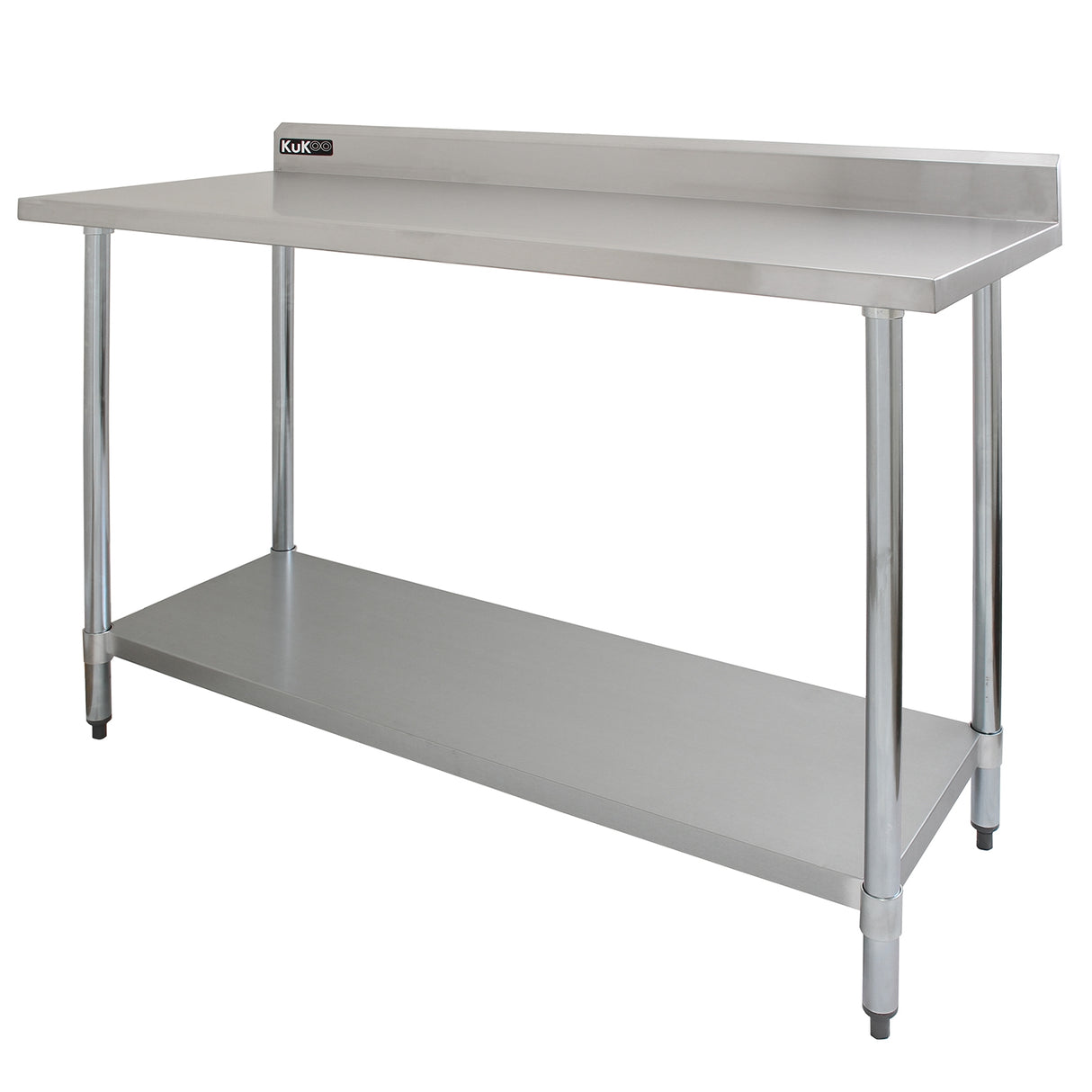 5ft Catering Bench With Double Over-Shelf - Used - Very Good