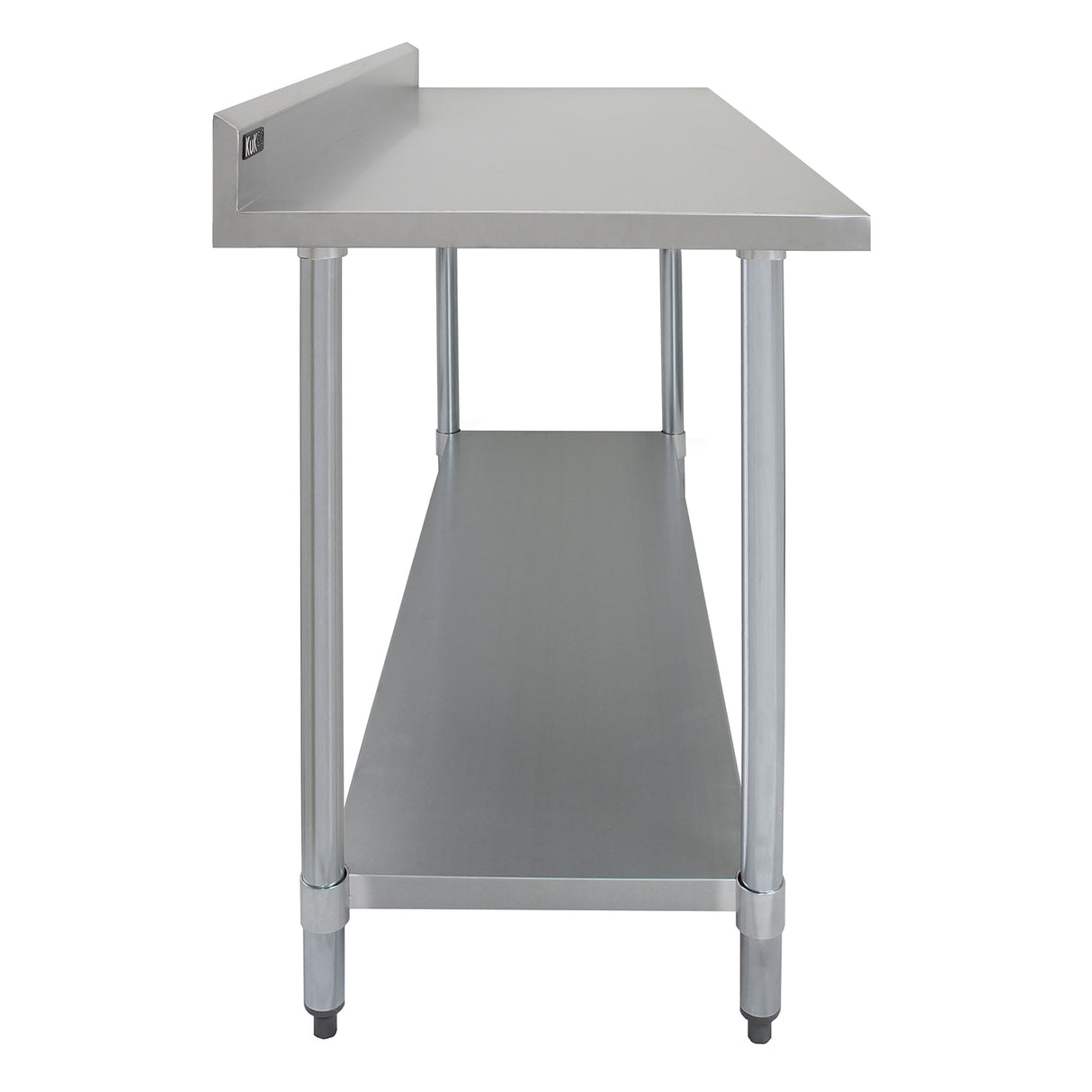 5ft Catering Bench With Single Over-Shelf - Used - Very Good