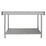 5ft Catering Bench With Double Over-Shelf - Used - Very Good