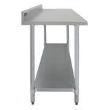 Commercial Stainless Steel Catering Table - 6ft Wide - Like New