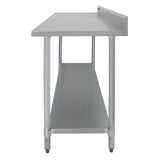Commercial Stainless Steel Catering Table - 6ft Wide - Used - Acceptable