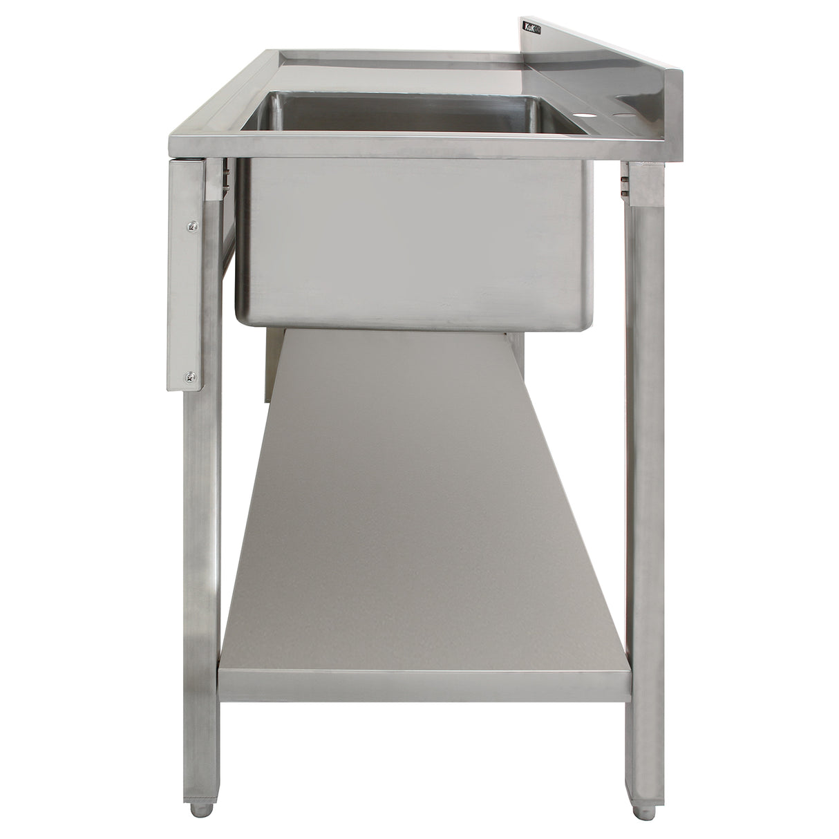 KuKoo Commercial Stainless Steel Sink - Left Hand Drainer - Used - Very Good