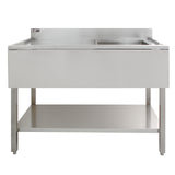 KuKoo Commercial Sink & Pre-Rinse Tap - Left Hand Drainer - Used - Very Good