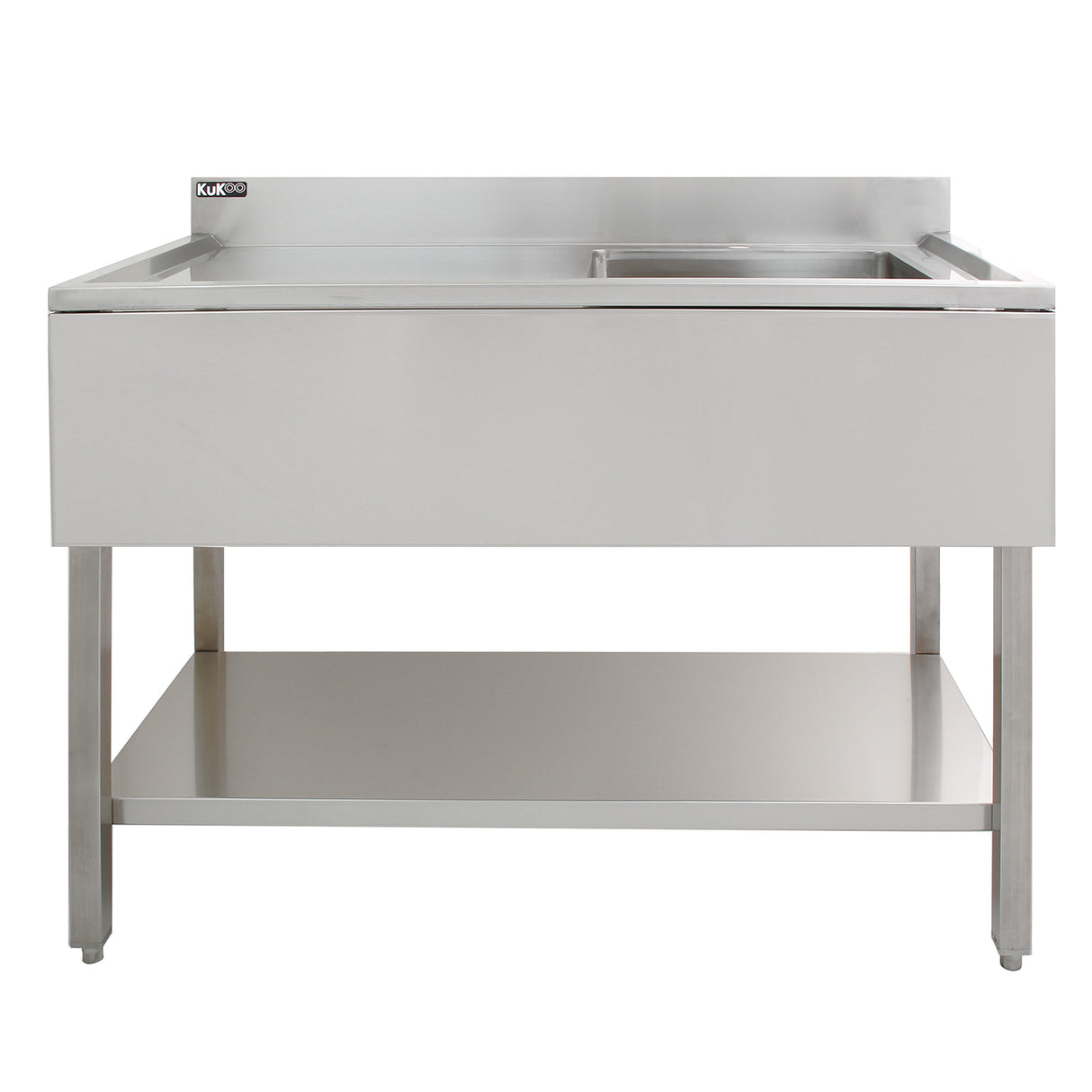 KuKoo Commercial Stainless Steel Sink - Left Hand Drainer - Used - Very Good