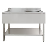 KuKoo Commercial Stainless Steel Sink - Left Hand Drainer - Used - Very Good
