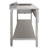 KuKoo Commercial Stainless Steel Sink - Left Hand Drainer - Used - Good