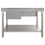 KuKoo Commercial Stainless Steel Sink - Left Hand Drainer - Like New
