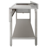 Science Lab Laboratory Sink Stainless Steel Single Bowl 1.0 Right Hand Drainer - Like New
