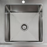 KuKoo Commercial Stainless Steel Sink - Right Hand Drainer - Used - Good