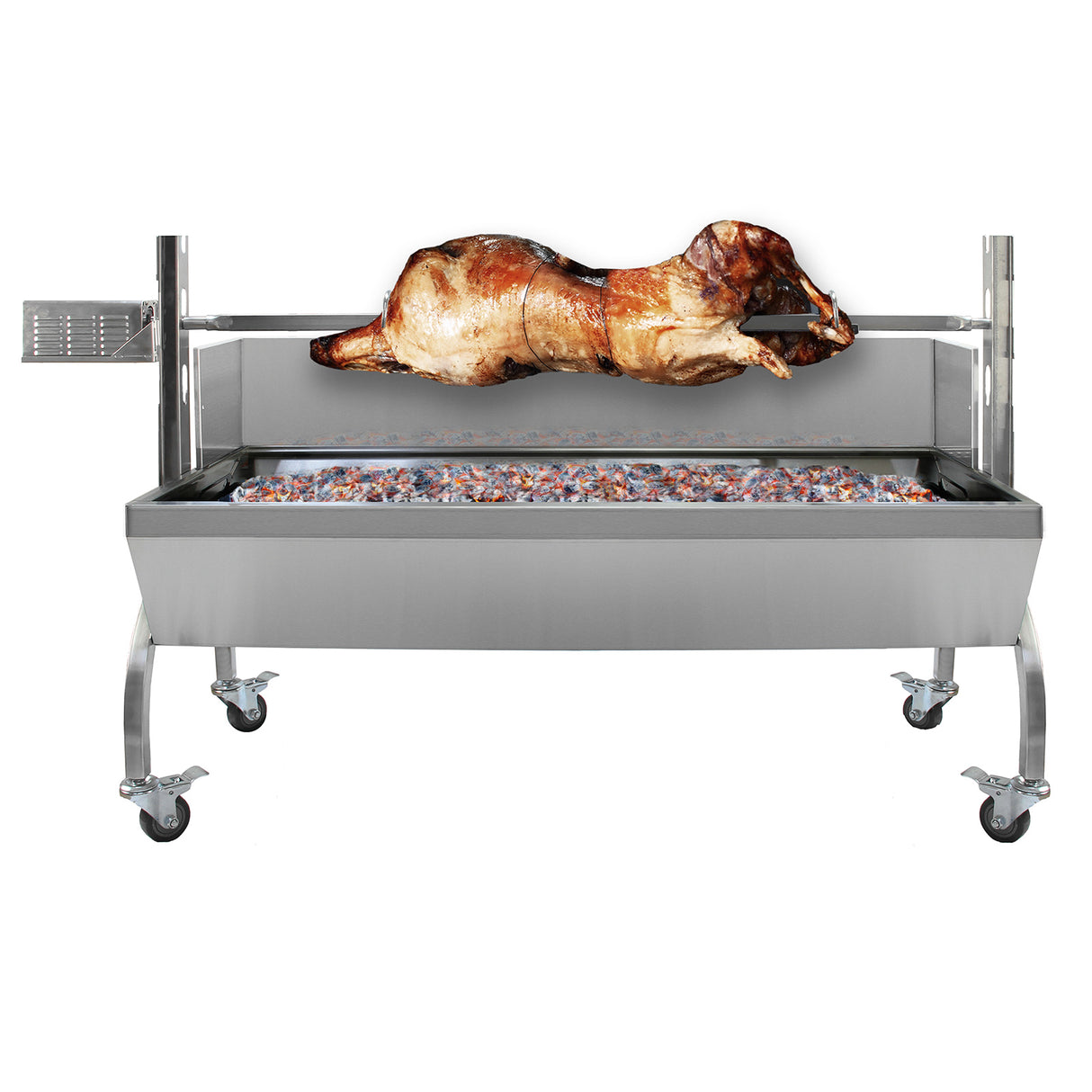 KuKoo 90kg Hog Roast & Flat Rotisserie Grill Attachment - Like New