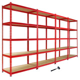 Z-Rax 90cm Corner Racking Bundle: Corner Shelving & 4 Garage Racking Bays - Used - Good