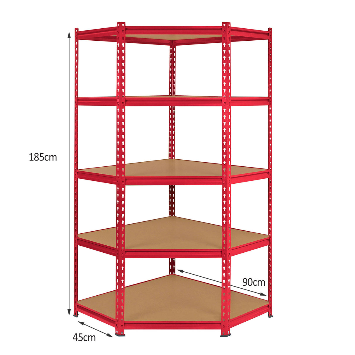 Z-Rax 90cm Racking Bundle: Corner Shelving and 2 Garage Racking Bays - Used - Very Good