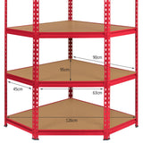 Z-Rax 90cm Racking Bundle: Corner Shelving and 2 Garage Racking Bays - Used - Good