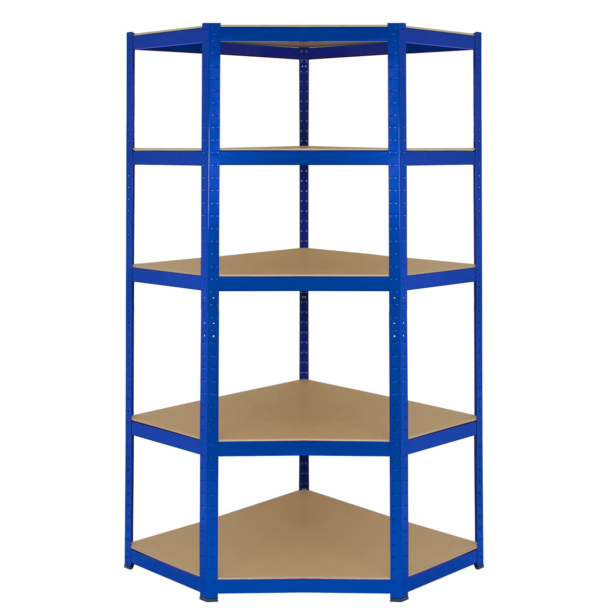 Monster Racking T-Rax Corner Storage Shelf Unit, Blue, 90cm Wide - Like New