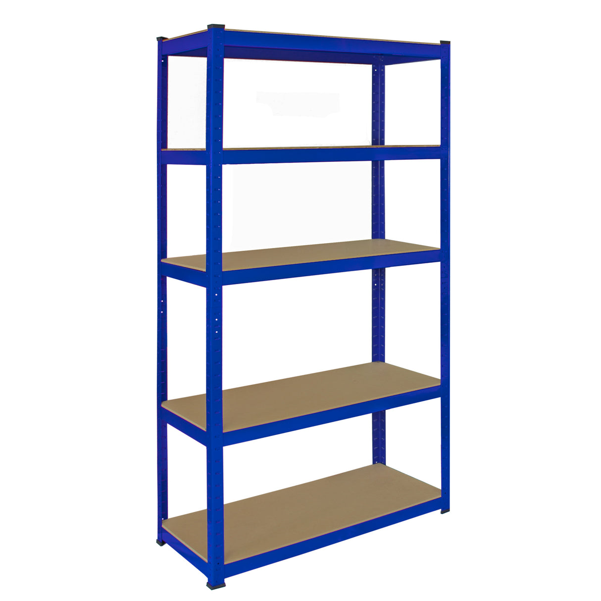 Monster Racking T-Rax Corner Shelving Unit & 2 x 90cm Garage Storage Bays, Blue - Used - Good