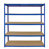 Monster Racking T-Rax Extra Wide Storage Shelves, Blue, 160cm W, 60cm D - Like New