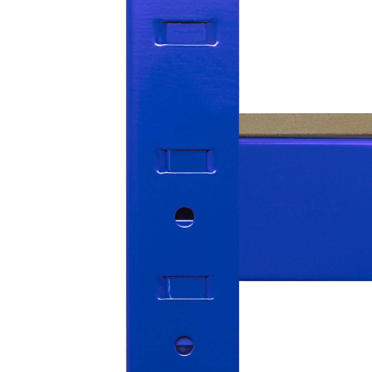 Monster Racking T-Rax 5 x Extra Wide Storage Shelves, Blue, 160cm W, 60cm D - Used - Good