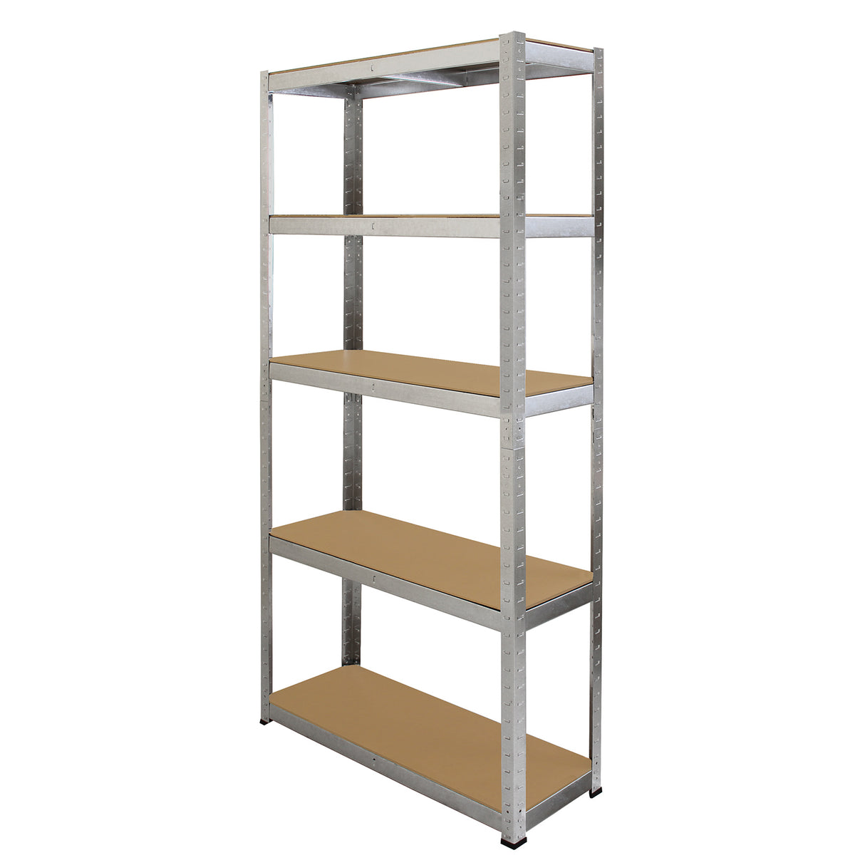 Monster Racking 2 x Galwix Galvanised Steel Shelves, 90cm Wide - Like New