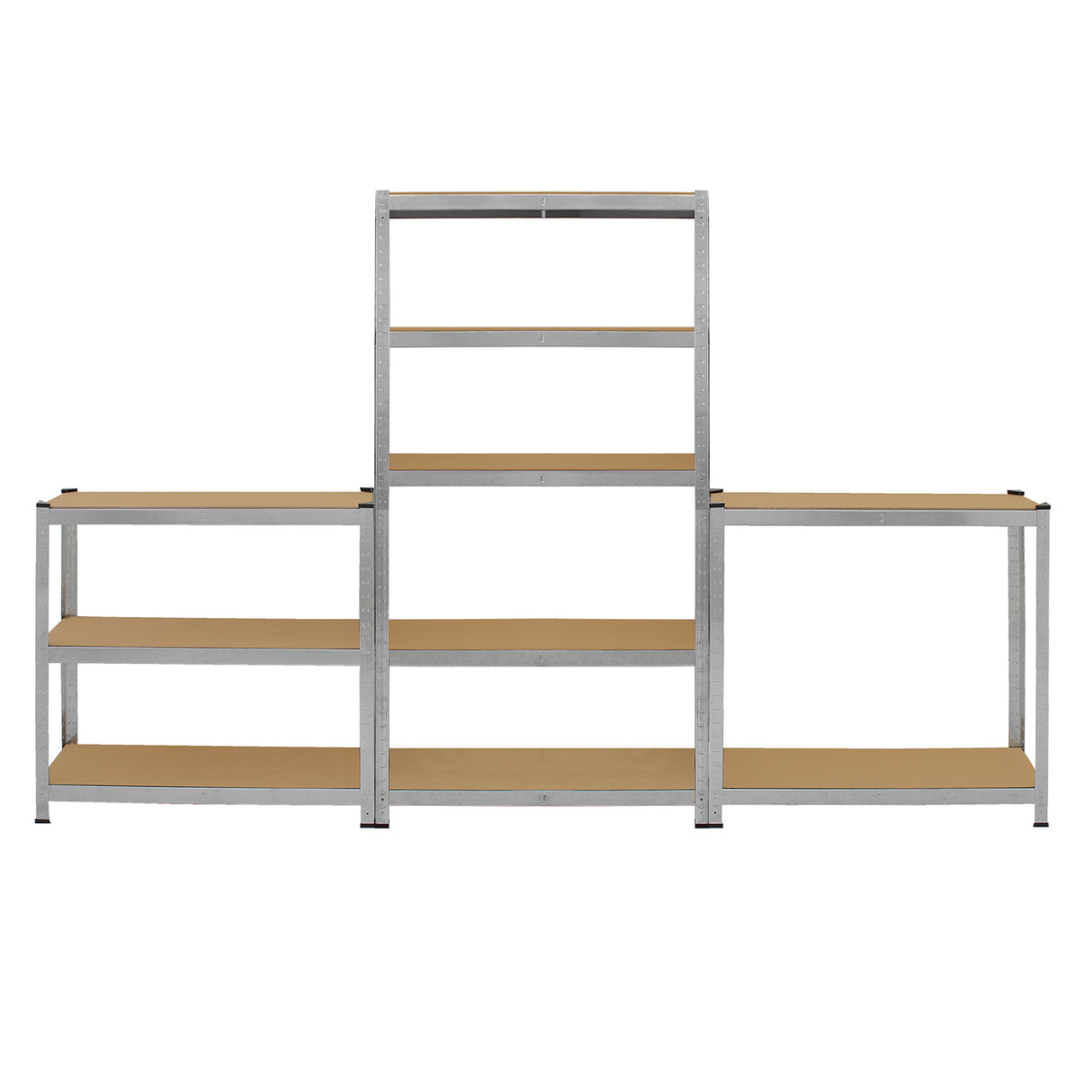 Monster Racking 4 x Galwix Galvanised Steel Shelves, 90cm Wide - Like New