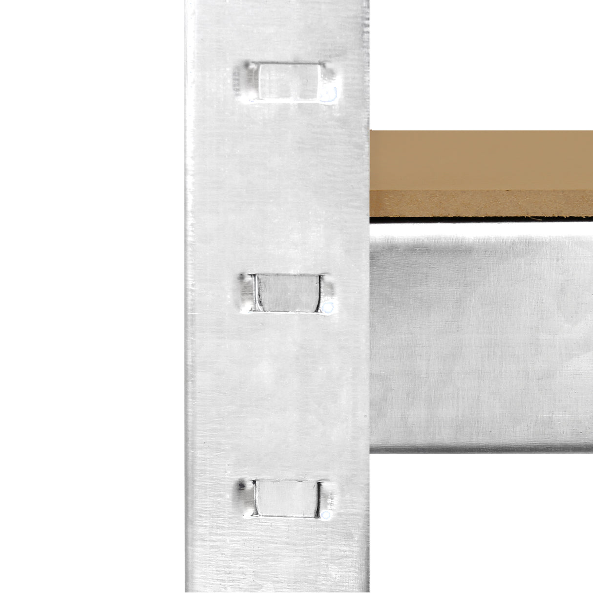 Monster Racking 4 x Galwix Galvanised Steel Shelves, 90cm Wide - Like New