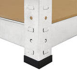 Monster Racking 4 x Galwix Galvanised Steel Shelves, 90cm Wide - Like New