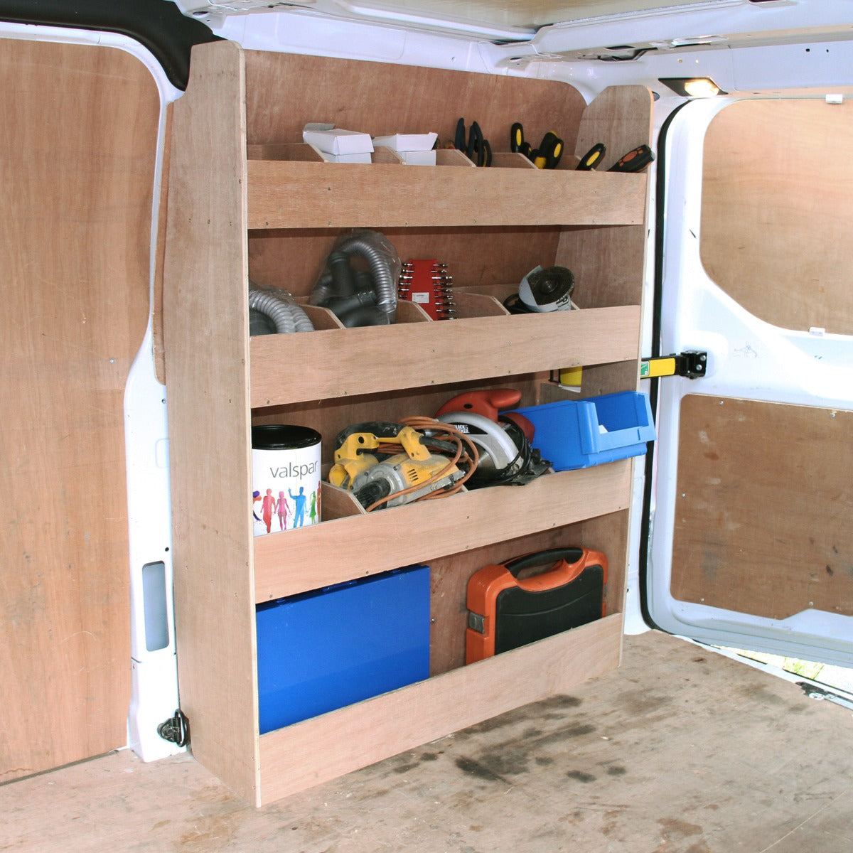 Ford Transit Custom Divider Racking & Toolbox Van Racking - Used - Acceptable