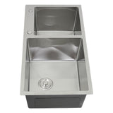 KuKoo Double Stainless Steel Sink - Like New