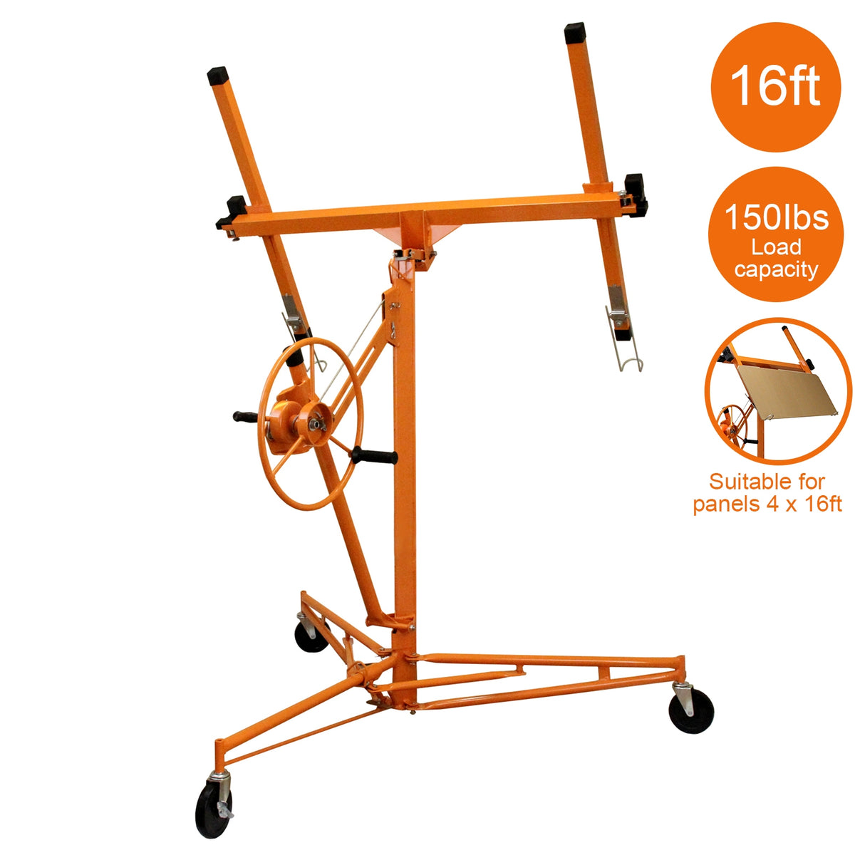Drywall & Plasterboard Lifter Hoist 16ft - Like New