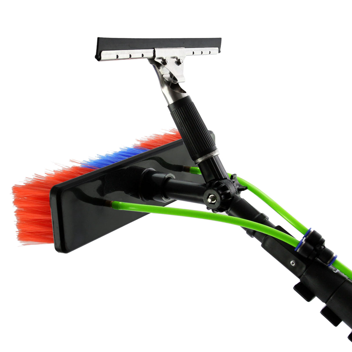 24ft Water Fed Cleaning Pole & 30L Water Trolley - Like New
