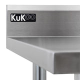 Commercial Stainless Steel Catering Table - 7ft Wide - Like New