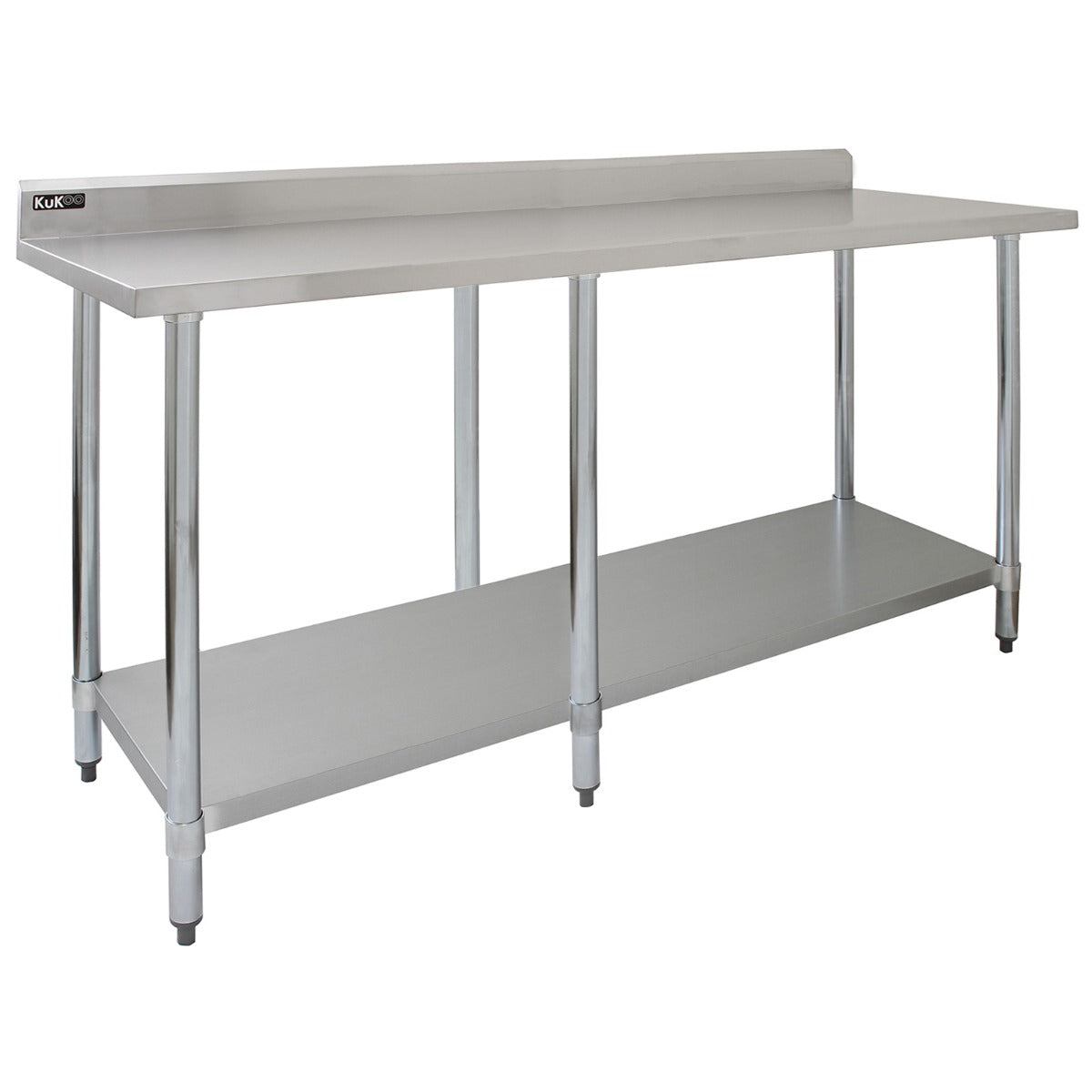 Commercial Stainless Steel Catering Table - 7ft Wide - Like New