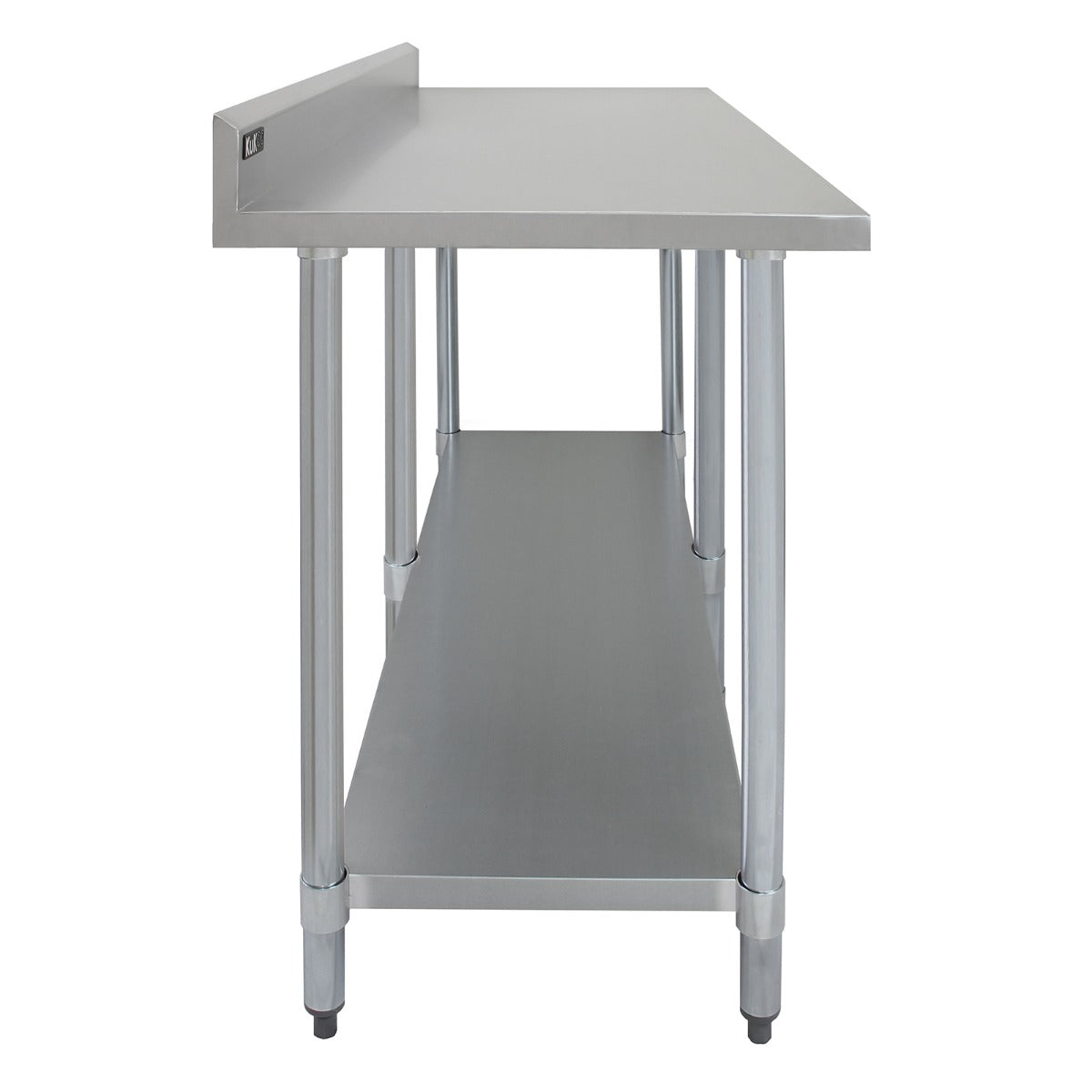 Commercial Stainless Steel Catering Table - 7ft Wide - Like New