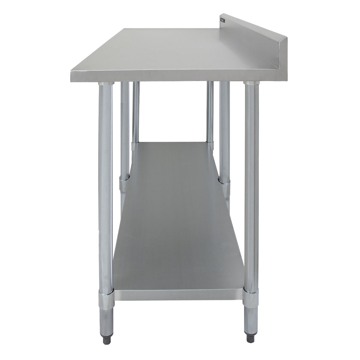 Commercial Stainless Steel Catering Table - 7ft Wide - Used - Acceptable