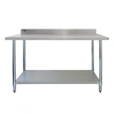 Commercial Stainless Steel Catering Table - 4FT Wide - Used - Acceptable