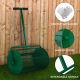 Compost & Peat Moss Spreader - Green - Like New