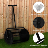 Compost & Peat Moss Spreader - Black - Like New