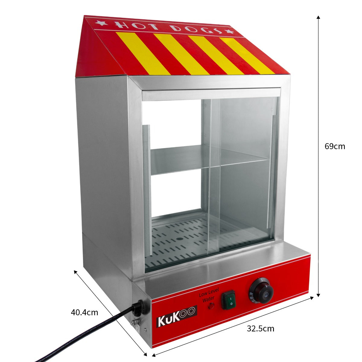 KuKoo Commercial Hot Dog Steamer - Like New