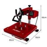 Swing Heat Press 38 x 38cm, Teflon Sheet & Sublimation Paper - Like New