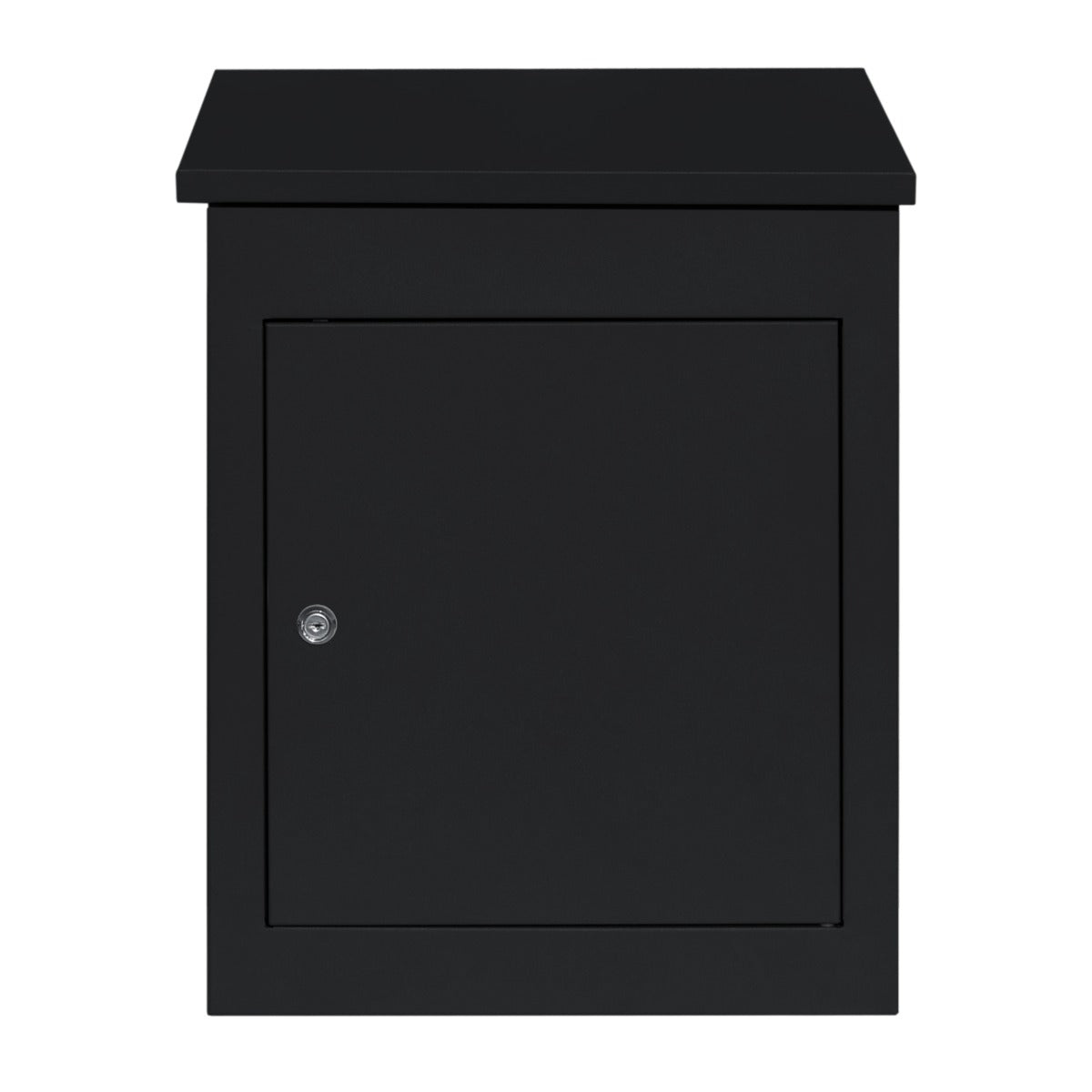 Black Anti-Theft Parcel Post Box - Used - Acceptable
