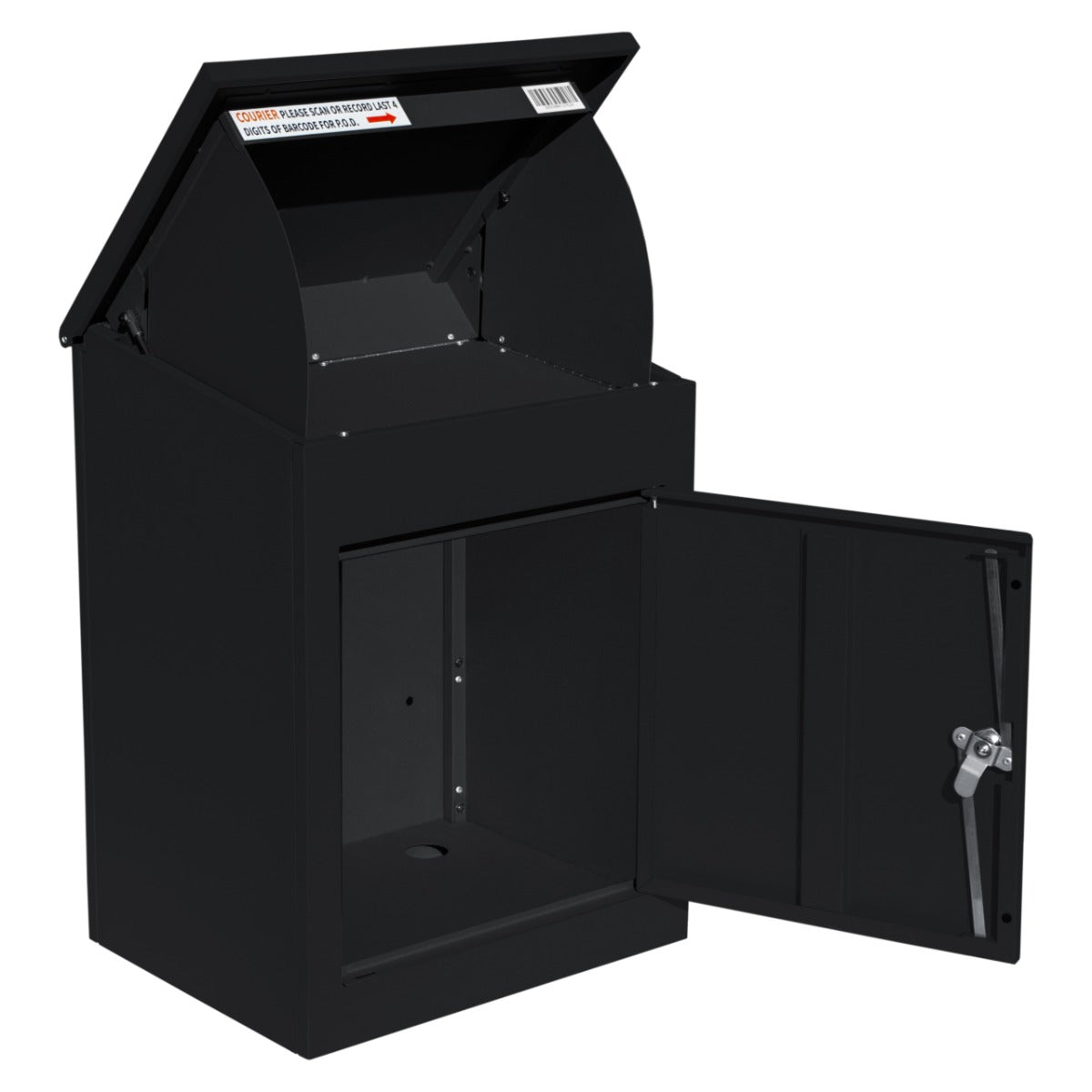 Black Anti-Theft Parcel Post Box - Like New