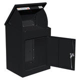 Black Anti-Theft Parcel Post Box - Used - Good