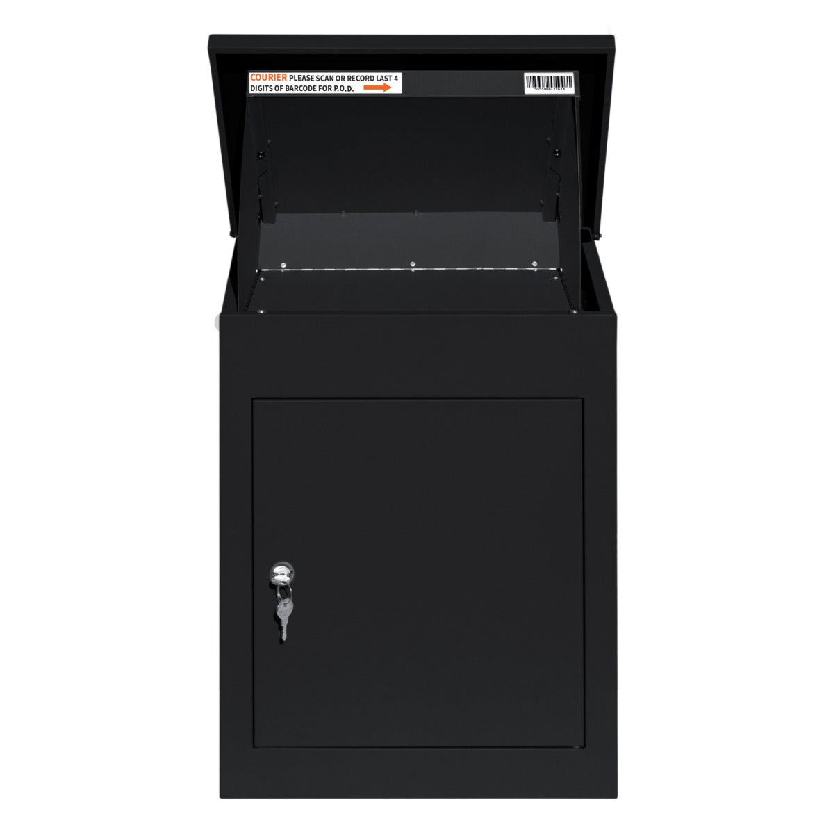 Black Anti-Theft Parcel Post Box - Used - Acceptable